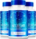 (3 Pack) Cápsulas NeuroXR, Píldoras NeuroXR, Fórmula Premium con Ingredientes Naturalmente Derivados para apoyar la memoria y el foco, Neuro X R Reseñas (180 Cápsulas)