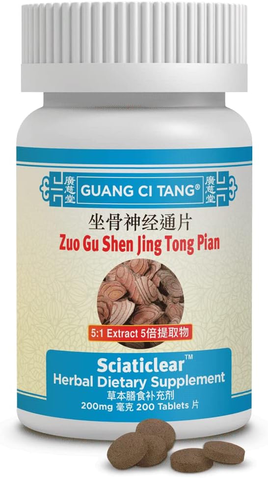 Guang Ci Tang - Zuo Gu Shen Jing Tong Pian - Sciaticlear - 200 pastillas