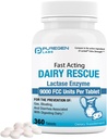 Puregen Labs Dairy Relief Fast Acting Lactase Enzyme 9000 FCC, Lactose Intolerance Pills 360 Tablets