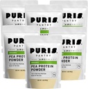 PURIS Orgánica Pea Protein Powder – USDA Orgánica Vegan Protein  27g Plant Protein Por Serving ← No Gluten-Free Soy-Free ← Limpiar label Silenciosa Pruebe 2 lb (6 Pack)