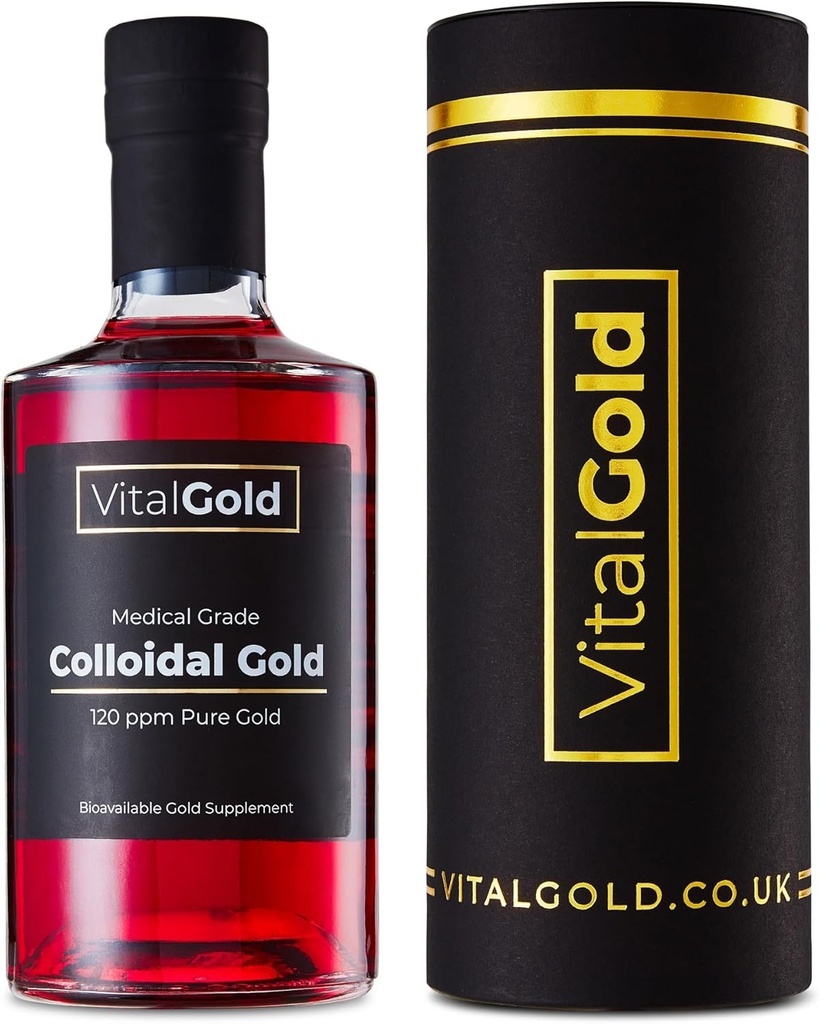 Colloidal Gold 120 PPM - 500ml - Ultra Strength Gold Suplemento