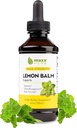 Maxx Herb Lemon Balm Extract - Max Strength Liquid Tincture Absorbs Better Than Capsules or Tea, for Nervous System Support, & Stress Management - Alcohol Free - 4 Oz Bottle (60 Servings)