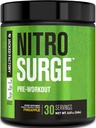 Jacked Factory NITROSURGE Pre Workout Suplemento - Endless Energy, Instant Strength Gains, Clear Focus, Bombas Intensas - NO Booster &amp; Powerful Preworkout Energy Powder - 30 Servings, Pineapple