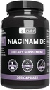 Ingredientes originales puros Niacinamide (365 capsules) No hay magnesio o rifles de arroz, siempre puros, lab verificados