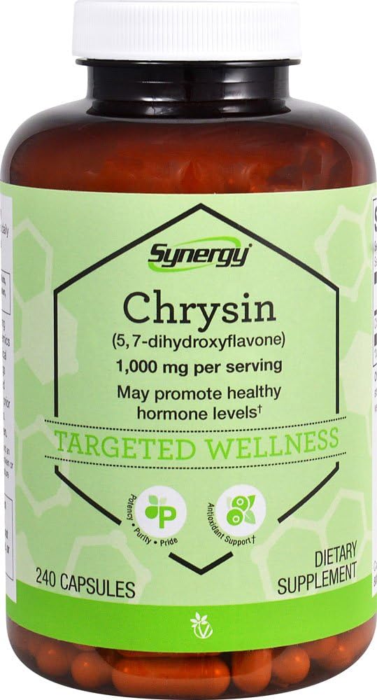 Vitacost Chrysin 5,7 - Dihidroxyflavone - 1000 mg por porción - 240 cápsulas
