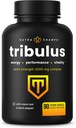 NutraChamps Tribulus Terrestris for Men, 2000mg Suplemento Booster for Energy, Vitality, Stamina & Performance, Extra Strength Saponins, 90 Vegan Capsules