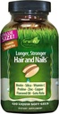 Irwin Naturals Más largo, más fuerte cabello y uñas - 120 Liquid Softgels - promueve Vibrant Shine Texture & Strength