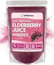 XPRS Nutra Elderberry Juice Powder - Elderberry Powder Organic Fruit Juice Mix - Powdered Elderberries Suplemento Rico en Vitaminas A y C (16 oz)