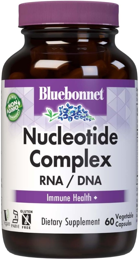BlueBonnet Nucleotide Complex Suplemento, 60 Conde, Blanco