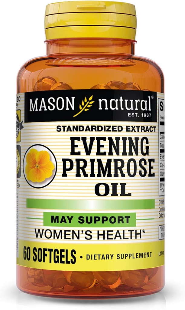 Masón Natural, Extremada Primrose Oil Woman Health Softgels - 60 Ea