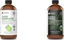Productos naturales completos Liver Complete 16oz &amp; Chanca Piedra 16oz Bundle