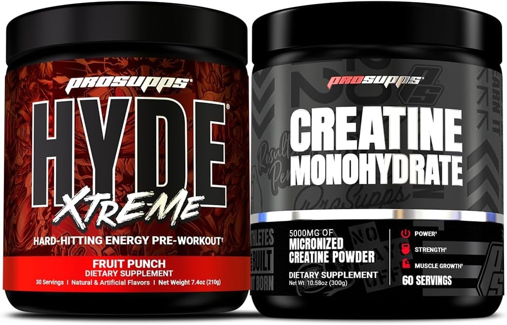 PROSUPPS Mr. Hyde Xtreme Fruit Punch and Creatine 300 Bundle