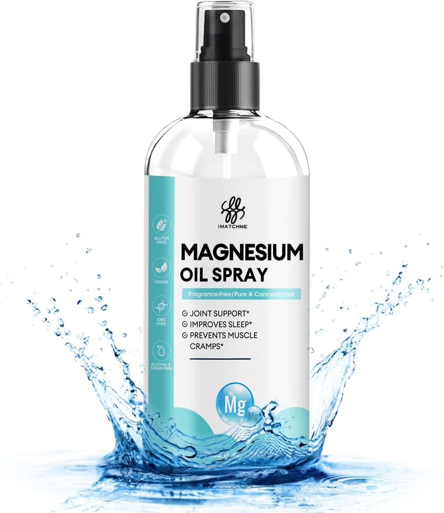 Óleo de Magnesio - Tamaño de la familia13,19 oz Óleo de Magnesio para Pies &amp; Cuerpo -Pure, Topical - Cánceres de pierna, Salud Conjunta &amp; Apoyo al sueño, Esquí nórdica &amp; Pelo - Natural, Minerales antiguos