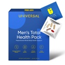 Paquetes de vitaminas diarias para hombres - 22 Minerales esenciales & vitaminas para hombres, suplemento multivitamínico completo para energía, apoyo al estrés, corazón, salud de Gut con aceite de krill, adaptógenos - 30 Pack