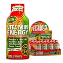 Vitamin Energy Immune+ Extra Strength Energy Shot Fruit Punch 12 Pack, 260mg Natural Caffeine, B-Vitamins, Citicoline, Green Tea, Immunity & Focus Support Zero Sugar, Gluten-Free 1.93 fl oz
