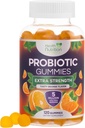 Probiotic Gummies 5 Billion CFU - Diverse Probiotic Strains for Digestive Health & Gut Support Gummy for Women, Hombres, " Kids, Daily Probiotics Supplement for Immune Support, Non-GMO, Vegan, 120 Gummies