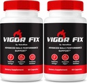 (2 Pack) Vigor Fix Male Suplemento, VigorFix Pills for Men, Daily Nutrition for General Health and Wellness, Vigor Fixed Support Capsules for Confidence and Energy, Reviews (120 cápsulas)