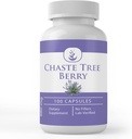 Puro Ingredientes originales Chaste Tree Berry Extract, (100 cápsulas) Siempre puro, sin aditivos ni artillería, Lab Verified