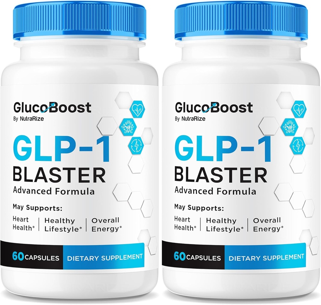 (2 Pack) GlucoBoost Capsules, Booster Oficial GlucoBoost GLP-1, Todas las Fórmulas Naturales para mantener niveles saludables estables, Vitaminas Premium de Apoyo a la Sangre, Revisión de Boosto Gluco (120 cápsulas)