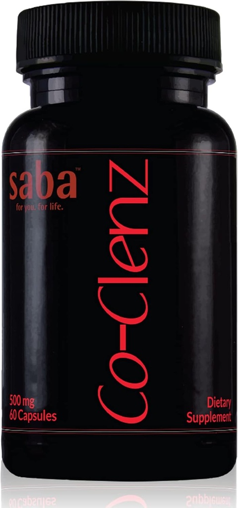 Saba Co-Clenz - 5 Day Cleanse for Men &amp; Women-Supports Healthy Bowel Movements- Detox, Colon Health, Helps Constipation -30 Capsules,
