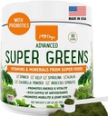 iHeartDogs Super Greens for Dogs with Broccoli Sprouts & Spirulina Powder - Seasonal Allergy &amp; Immune Support Dog Greens Powder - Vitaminas, Antioxidantes & Minerals Suplemento para Perros