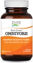 Real-ZymesTM OMNIVORE Digestive Enzymes Suplemento con Probióticos para una mejor digestión - Apoyo Natural para el Alivio de Bloating, Gas, Belching, Diarrhea, Constipation, IBS, etc. - 30 Caps