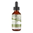 BIORAY Detox Primario diario - 2 fl oz - con Setas Medicinales & Clorella micronizada - Orgánica, No-GMO, Vegetariano, Gluten Gratis - Aprox. 15 Servicios