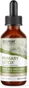 BIORAY Detox Primario diario - 2 fl oz - con Setas Medicinales & Clorella micronizada - Orgánica, No-GMO, Vegetariano, Gluten Gratis - Aprox. 15 Servicios