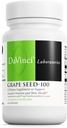 DAVINCI Laboratorios Grape Seed-100 - Suplemento dietético para soportar el sistema inmunológico, la función vascular y la piel sana* - con 100 mg Grape Seed Extract per Serving - Gluten-Free - 60 cápsulas vegetarianas