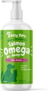 Zesty Paws Salmon Omega cáñamo de aceite para perros y gatos con salmón salvaje de Alaska Óleo Omega 3 y 6 ácidos grasos con EPA DHA para mascotas Soportes Moistura de piel normal y funcionamiento del sistema inmunitario 16oz