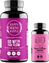 Happy Healthy Hippie Vegan Collagen Builder &amp; Go with The Flow Hormone Balance for Women 180 Ct