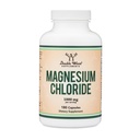 Chloride de magnesio (Cloruro De Magnesio) - 180 cápsulas, 1.000 mg por servidumbre, soporta salud digestiva y bonificación - no GMO y Gluten gratis por suplementos de madera doble
