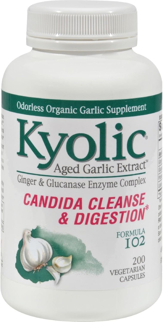 Kyolic #102 Garlic W/Enzyme Veg 200 Cap