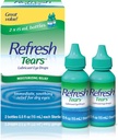 Teares refrescos, gotas de ojos lubricantes, 2 botellas .5 fl oz (15 ml)