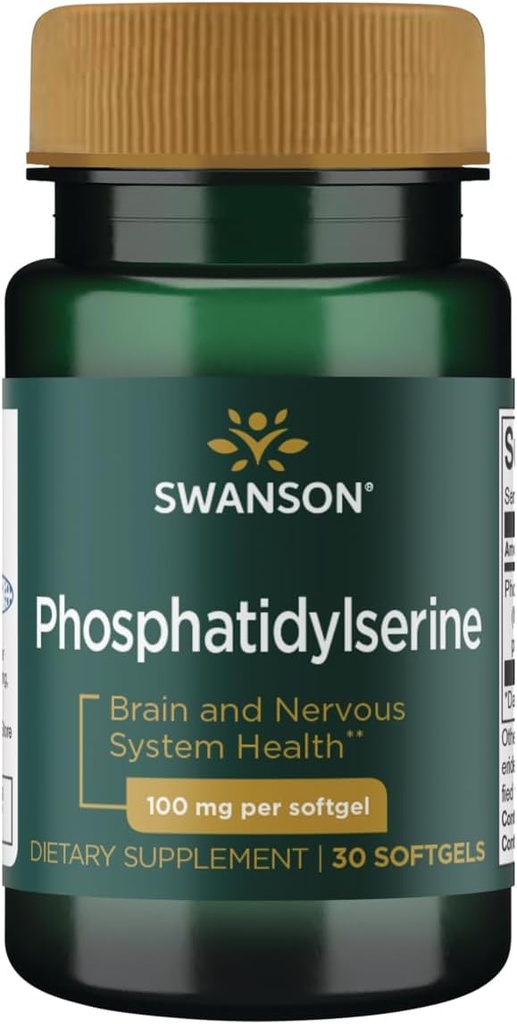 Swanson Phosphatidylserine 100 Milligrams 30 Sgels