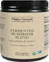 Fermented Mushroom Blend ← desde 6 Premium Grown Mushrooms ← Prebióticos, Fibras y Vitamina C para la Inmunidad ← Non-GMO TEN Gluten-Free Ø 210g