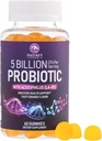 Probiotic Gummies 5 Billion CFU - Daily Probiotic Gummy Supplement for Women, Men &amp; Teens - Natural Digestive Health, “Good” Gut &amp; Immune Support with 6 Pro Biotic Strains - Orange Flavor - 60 Count