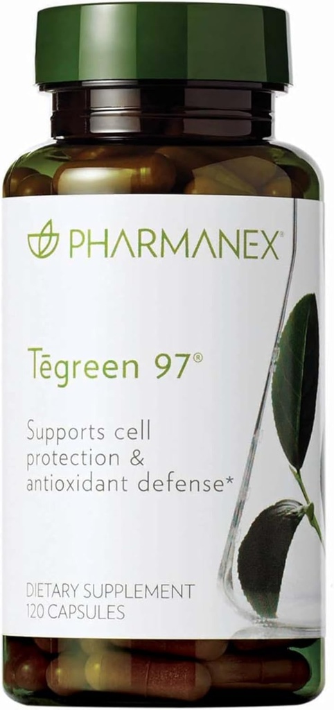 Nu Skin Pharmanex Tegreen 97 Cell Protection  120 Count ← Antioxidant Support for Healthy Cell Function ← Proprietary Green Tea Extract