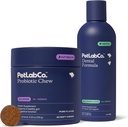 PetLab Co. – Limpieza de dientes de perros " Gut Health Bundle: Dog Dental Formula for Fresh Breath, Healthy Teeth " Gums " Probiotics for Gut Health, Seasonal Allergies, Skin " Ear Yeast