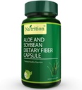Natrition Aloe Vera Gel Extract Capsules con fibra dietética de soja – Mejor suplemento de limpieza intestinal – Mejorar la digestión y el alivio del estreñimiento - 80 cápsulas
