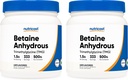 Nutricost Betaine Anhydrous Trimetilglycine (TMG) Powder 500G (2 Botellas)