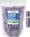 XPRS Nutra Size 00 Empty Capsules - 1000 Count Empty Gelatin Capsules - Pills DIY Capsule Filling - Fillable Pill Gel Caps for DIY Supplements (Purple Pearl)
