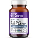Nuevo Capítulo Multivitamínico Hombres 50 Plus para Cerebro, Corazón, Digestivo, Prostata &amp; Apoyo Inmunitario con 20+ Nutrientes + Astaxanthin - Todos los Hombres One Daily 55+, Gentle on The Stomach - 72 ct