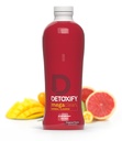 Detoxify Mega Clean Herbal Cleanse – Tropical – 32 oz – Bebida de desintoxicación herbal profesional – Mejorada con cardo de leche, Gorra de Ginseng &amp; Semilla de Guarana – Plus Pegatina