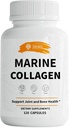 Péptidos de colágeno marino SIRUNES, 120 cápsulas - Suplementos de colágeno de pescado para las mujeres, Ideal para el cabello, la piel, las uñas, los huesos conjuntos - Hecho en EE.UU.