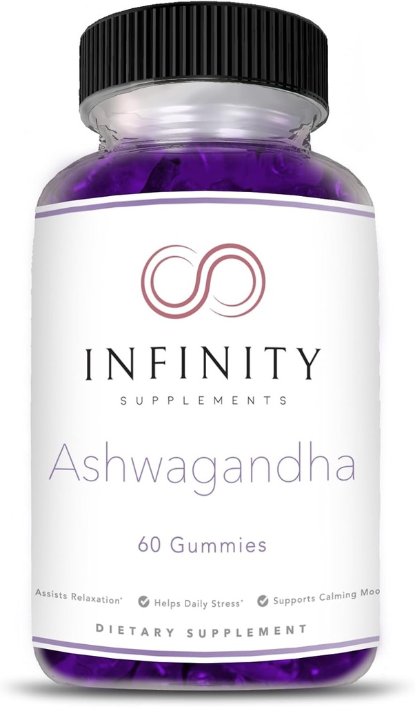 Extra Strength Ashwagandha Gummies with Cherry, Raspberry and Pomegranate Flavor, 60 Conde (Pack of 1)