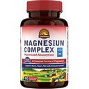 Suplemento Complejo de Magnesio Vitalitown 500mg - Absorción máxima NSF Glycinate de Magnesio Chelated, Malate, Taurate & Citrate - Vegan No GMO para el sueño, Energía & Corazón 60 Caps