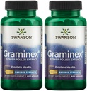 Swanson Extracto de Graminex de máxima resistencia - Apoyo a la salud de próstata, la función del tracto urinario y la salud del riñón - Mens Health Supplement - (60 cápsulas, 500 mg cada uno) (2 Pack)