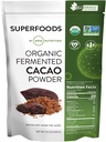 MRM Nutrición Orgánica Fermented Cacao Powder ← Superfood TEN Antioxidant-rich TEN Gluten free + vegan TEN 43 porciones