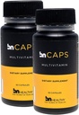 Cápsulas BN - Cápsula multivitamina con 22 Nutrientes esenciales: Vitaminas A, B-6, B-12, C, D3, E, K, Biotina, Hierro &amp; Zinc, Apoyo Hombres &amp; Mujeres Salud general, 120 Cápsulas, 120 Days Supply (2 Pack)